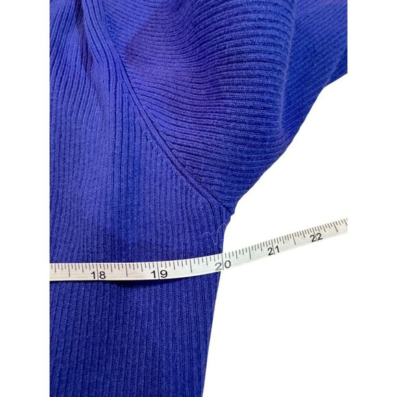 Lauren Ralph Lauren Womens Blue Boat Neck Fitted Bell Sleeve Sweater 3X Plus - Picture 6 of 9